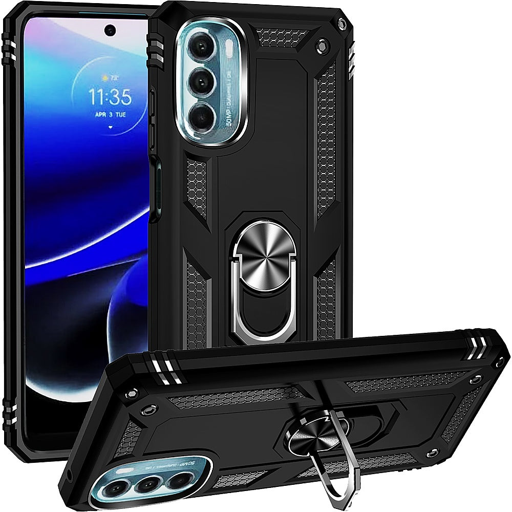 Coque hybride avec anneau pour Motorola Moto G 5G (2022) Coque hybride avec anneau pour Motorola Moto G 5G (2022)